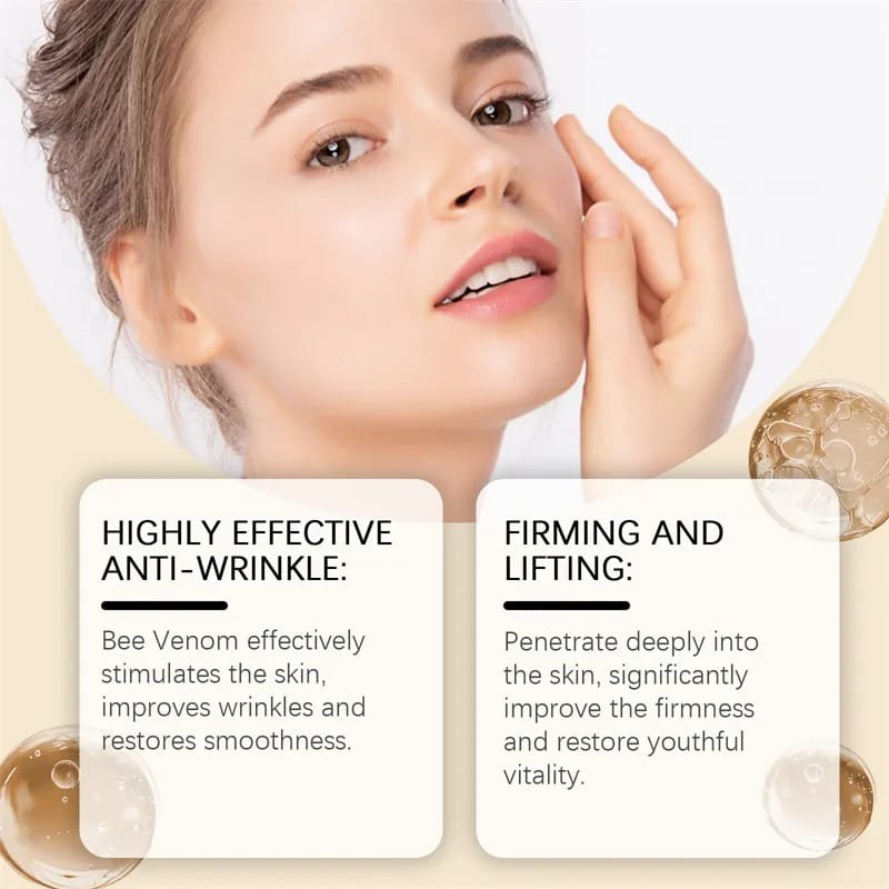 Whitening & Moisturizing Botox Bee Venom Facial Cream – Brightening, Anti-Aging, Hydrating Moisturizer for Radiant, Smooth & Youthful Skin (20g)