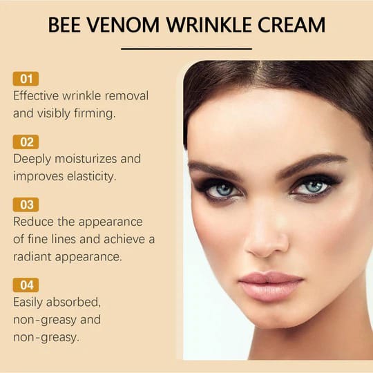 Whitening & Moisturizing Botox Bee Venom Facial Cream – Brightening, Anti-Aging, Hydrating Moisturizer for Radiant, Smooth & Youthful Skin (20g)