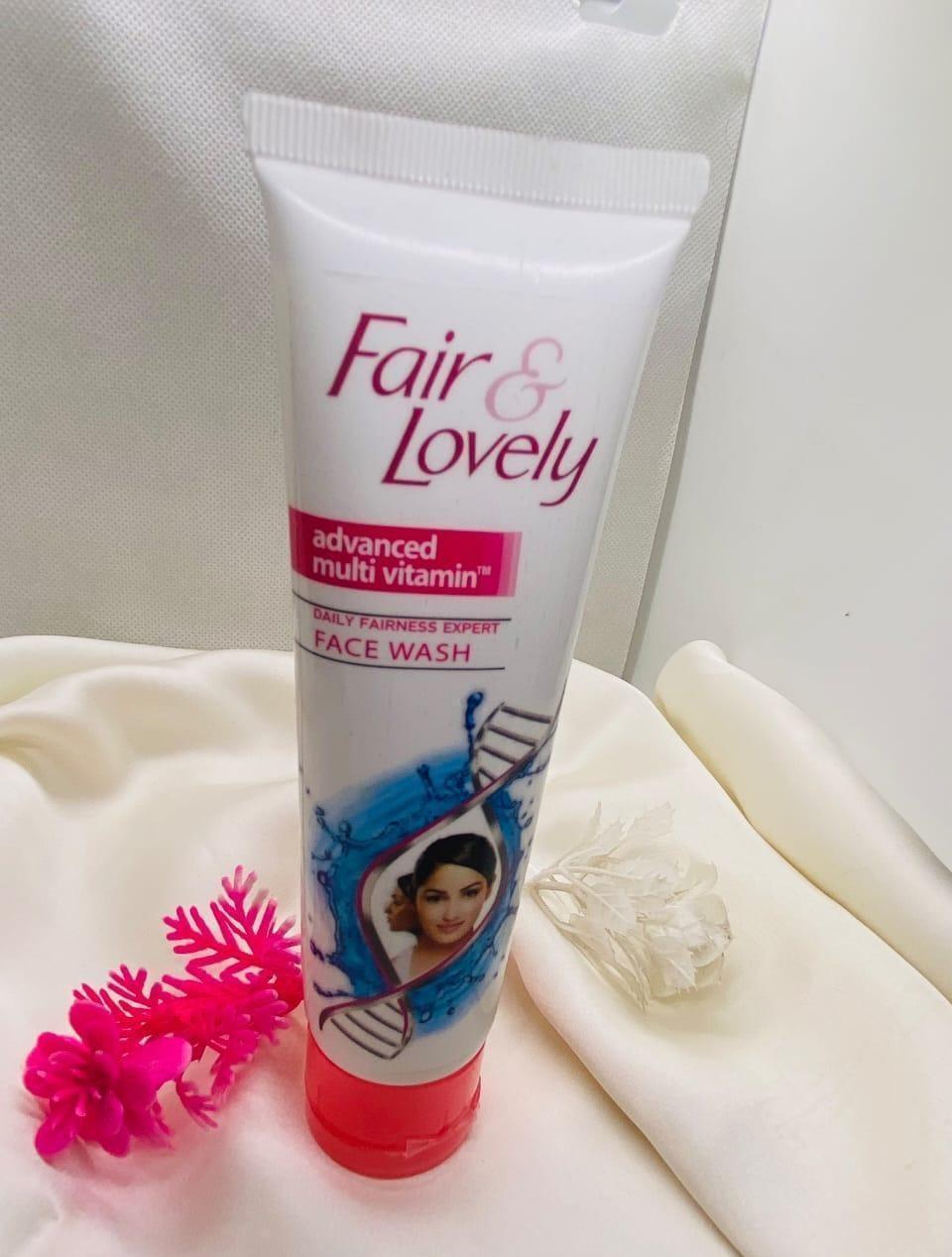 Fair & Lovely Advanced Brightening Face Wash | Gentle Daily Cleansing Formula | Suitable for All Skin Types | Radiant & Fresh Look (100ml)